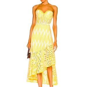 Charo Ruiz Ibiza yellow midi dress ! New with tags